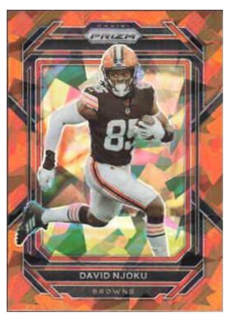 2022 Panini Prizm Base Set David Njoku #71 card