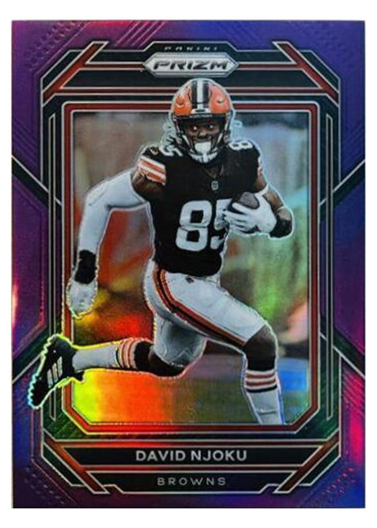 2022 Panini Prizm Base Set David Njoku #71 card