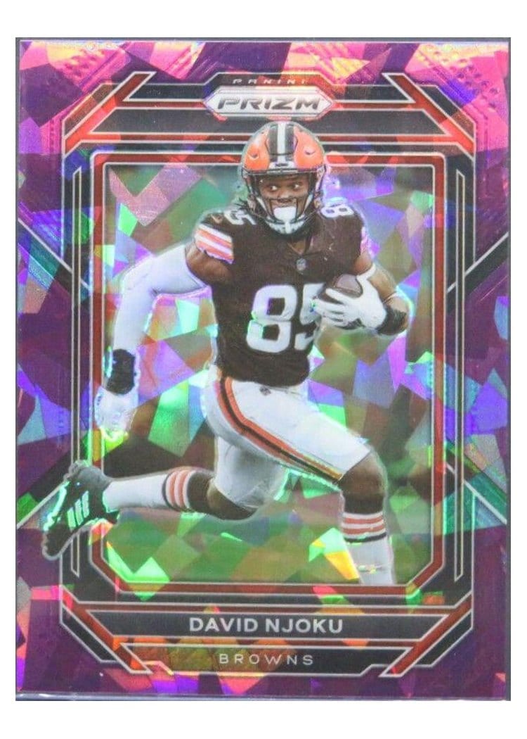 2022 Panini Prizm Base Set David Njoku #71 card