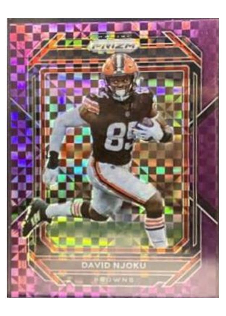 2022 Panini Prizm Base Set David Njoku #71 card