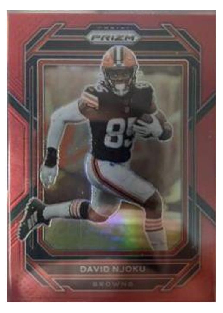 2022 Panini Prizm Base Set David Njoku #71 card