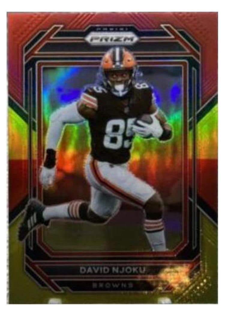 2022 Panini Prizm Base Set David Njoku #71 card