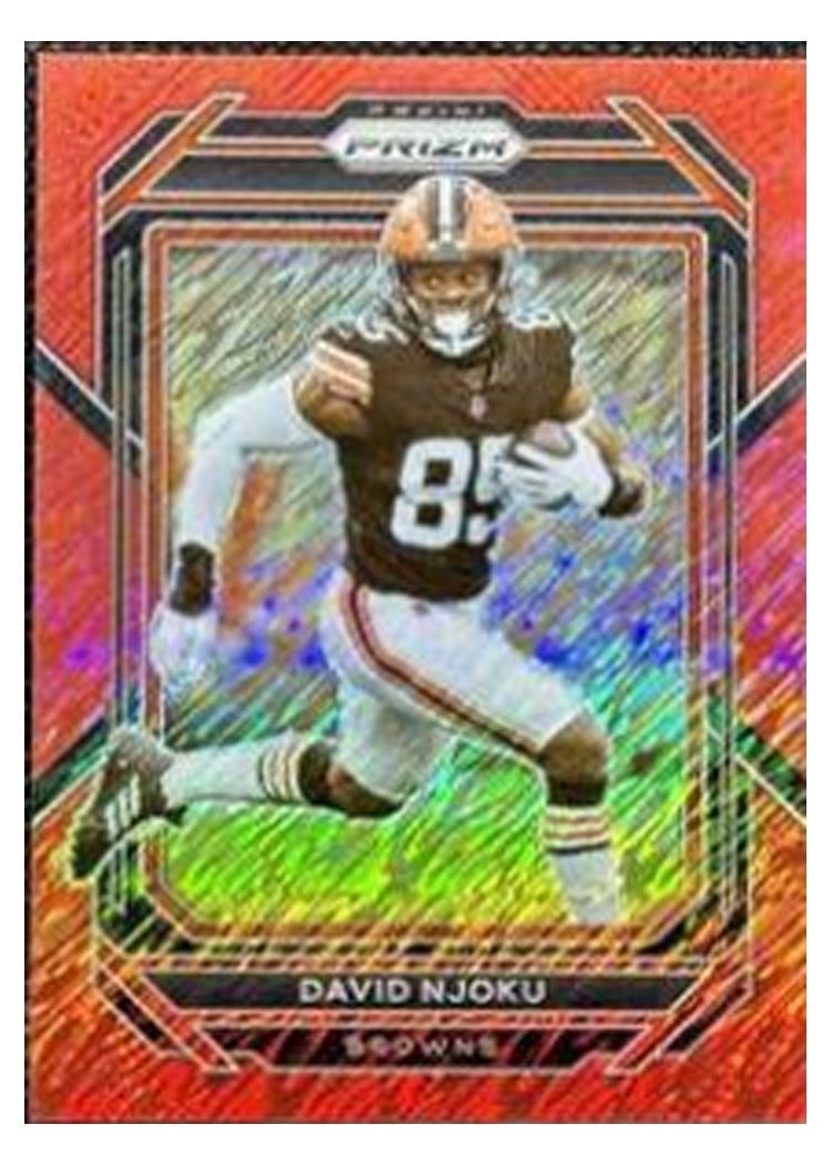 2022 Panini Prizm Base Set David Njoku #71 card