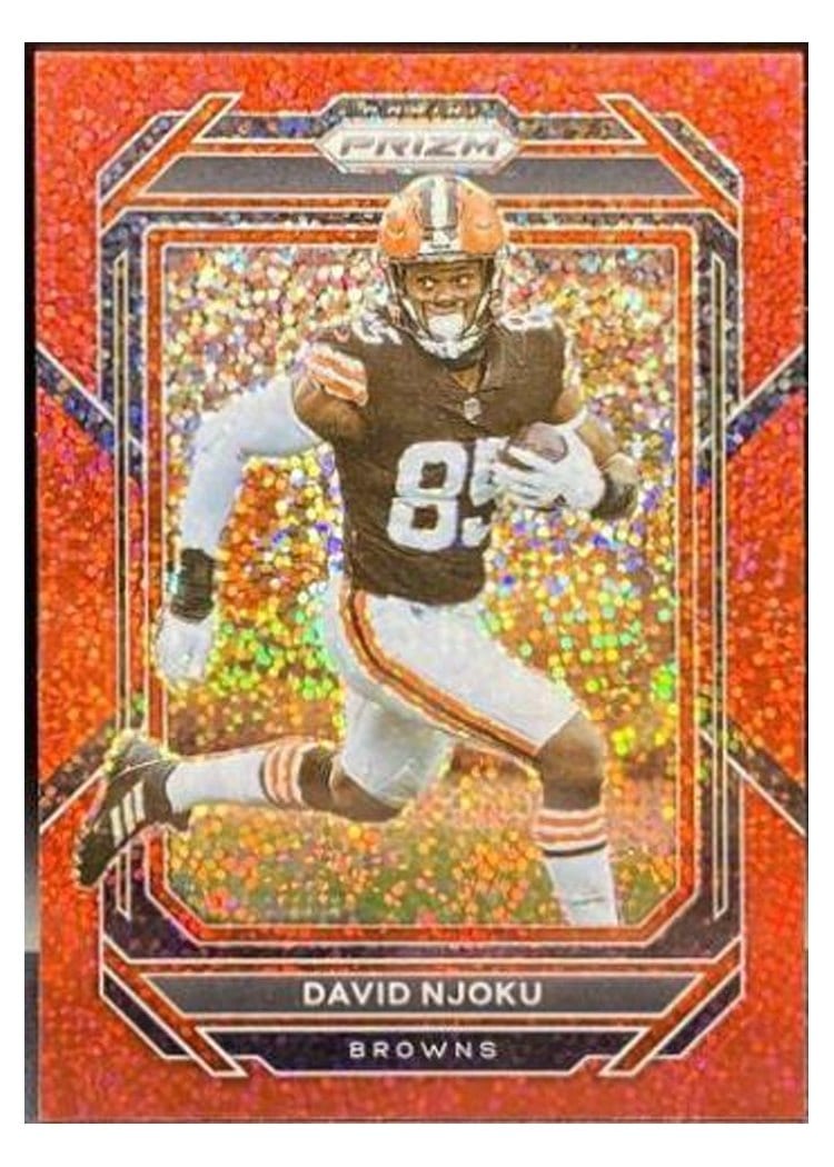 2022 Panini Prizm Base Set David Njoku #71 card