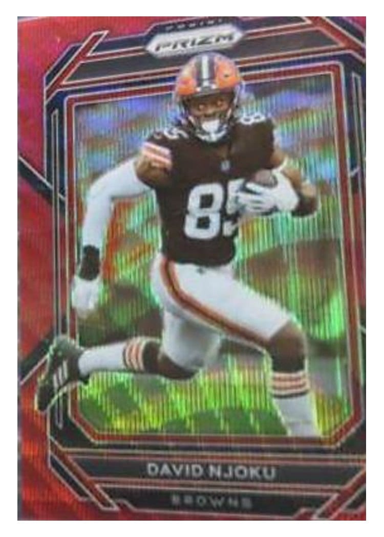 2022 Panini Prizm Base Set David Njoku #71 card