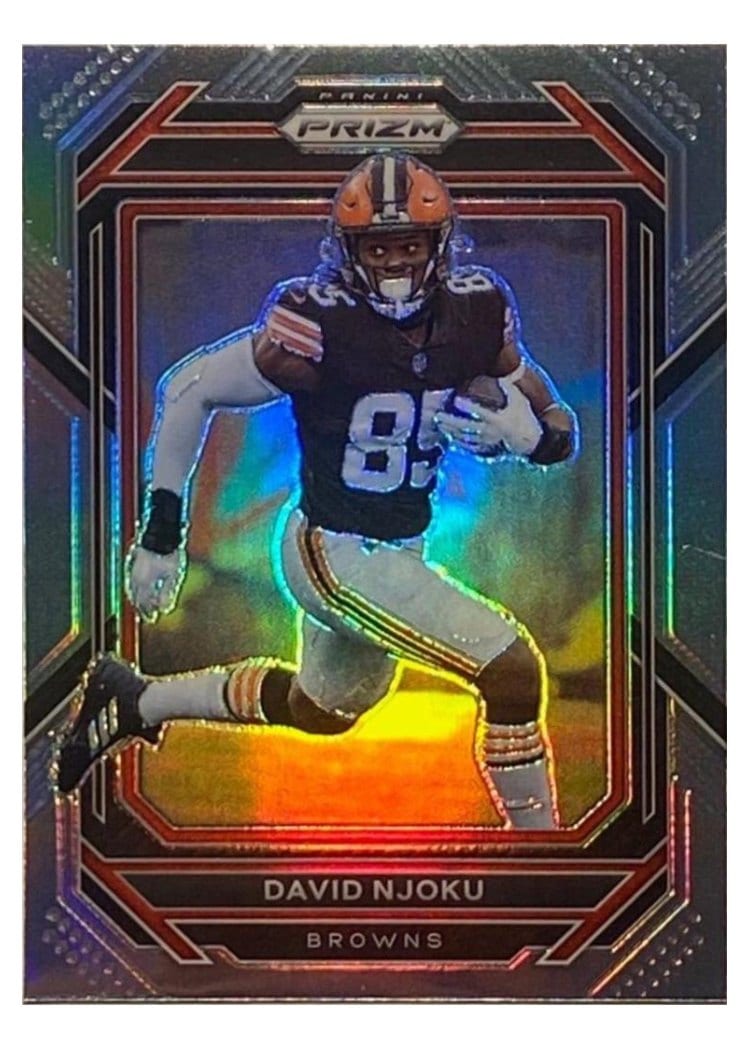 2022 Panini Prizm Base Set David Njoku #71 card