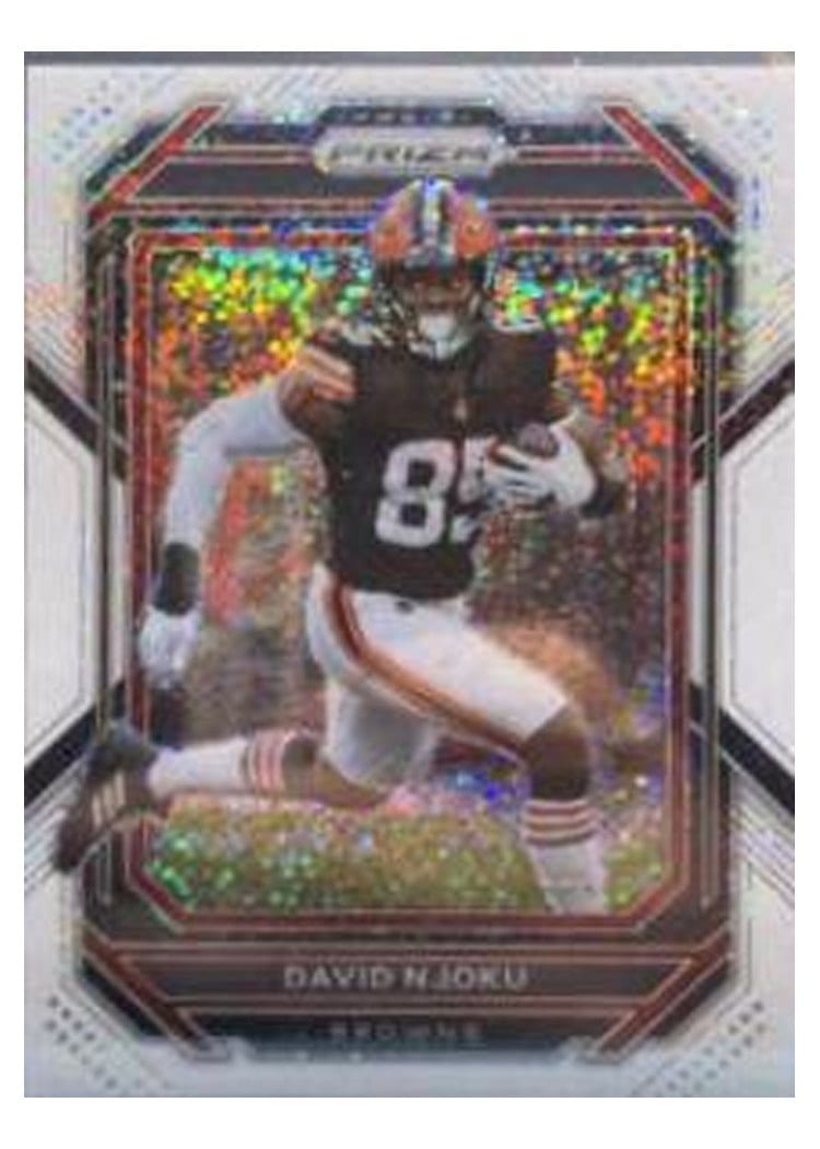 2022 Panini Prizm Base Set David Njoku #71 card
