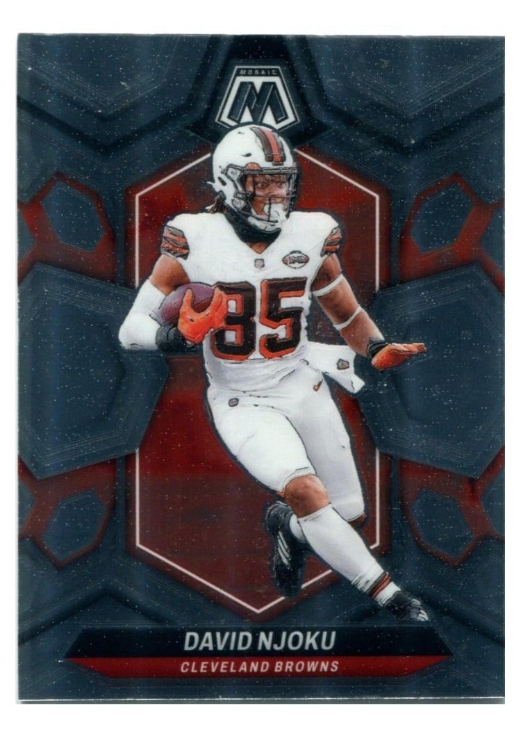 2024 Panini Mosaic Base Set David Njoku #54 card