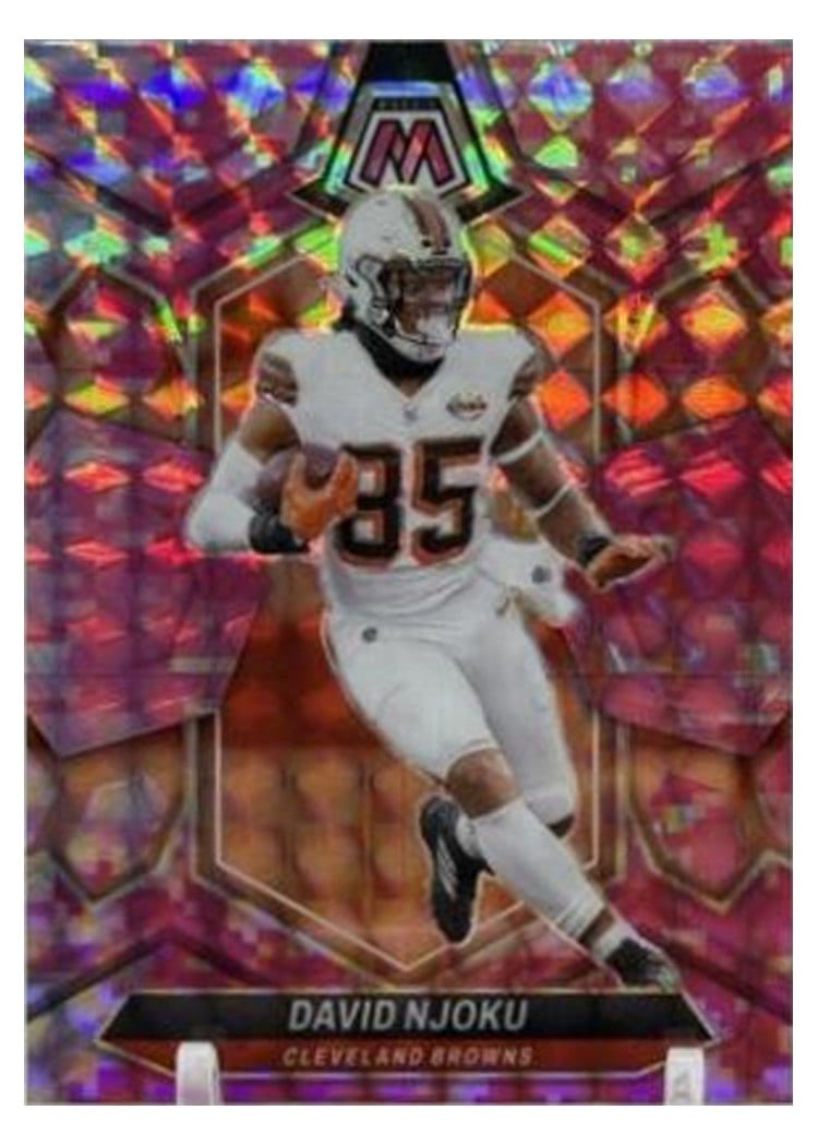 2024 Panini Mosaic Base Set David Njoku #54 card