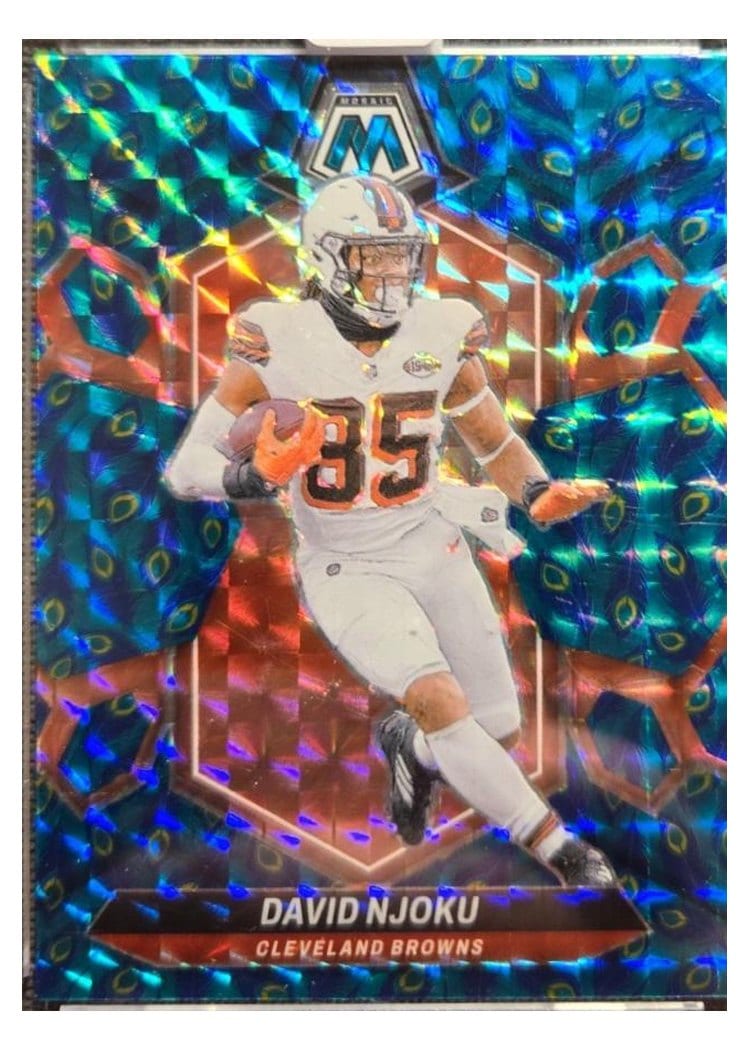 2024 Panini Mosaic Base Set David Njoku #54 card