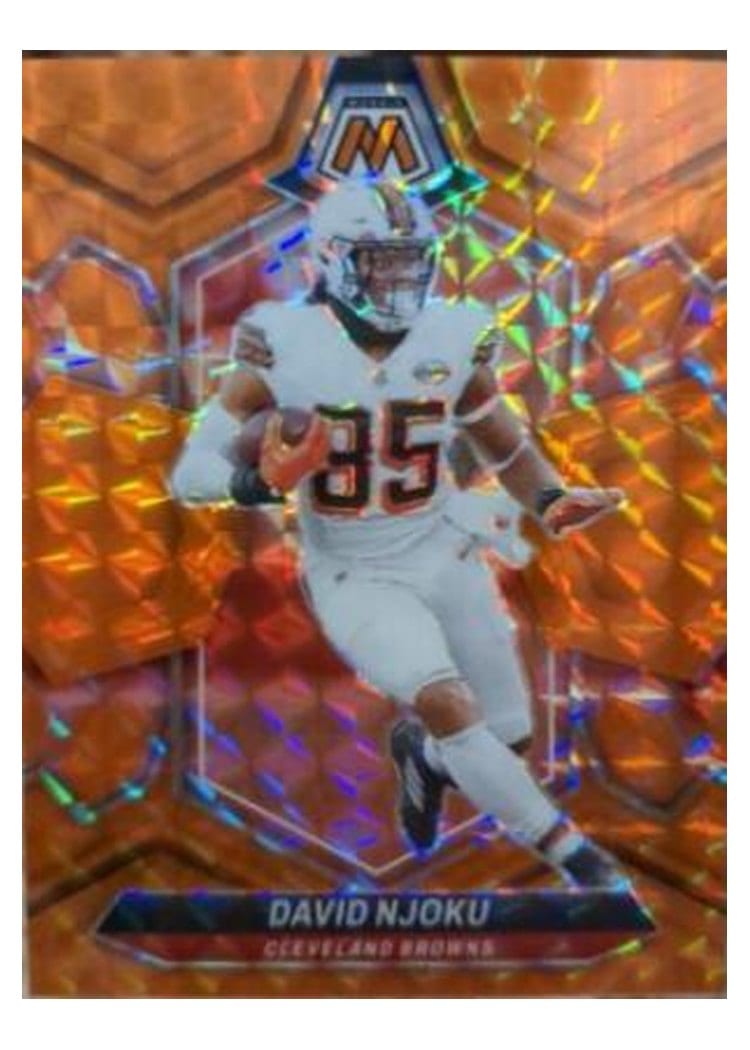 2024 Panini Mosaic Base Set David Njoku Orange #54 card