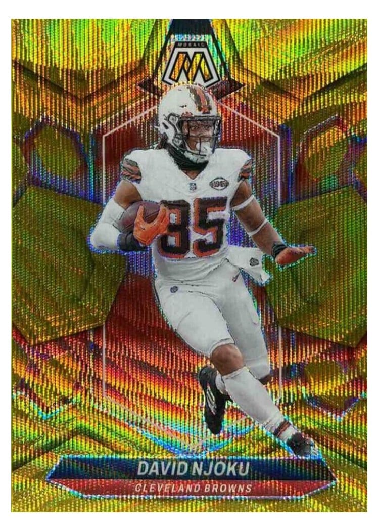 2024 Panini Mosaic Base Set David Njoku #54 card
