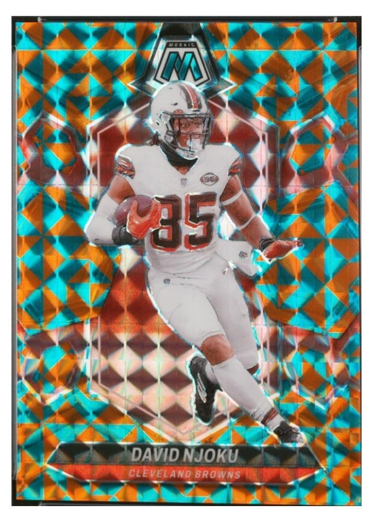 2024 Panini Mosaic Base Set David Njoku #54 card