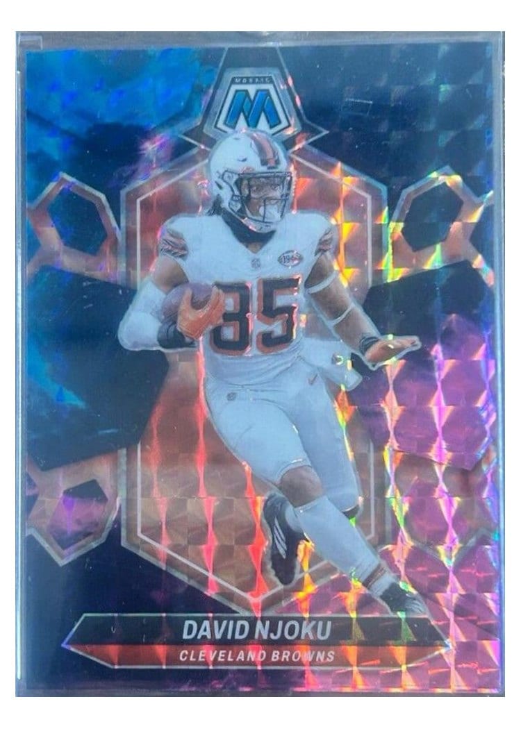 2024 Panini Mosaic Base Set David Njoku #54 card