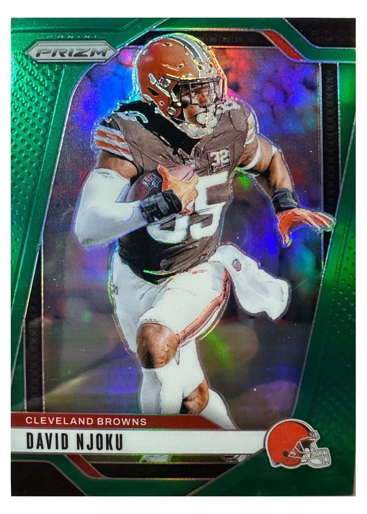 2024 Panini Prizm Base Set David Njoku #68 card