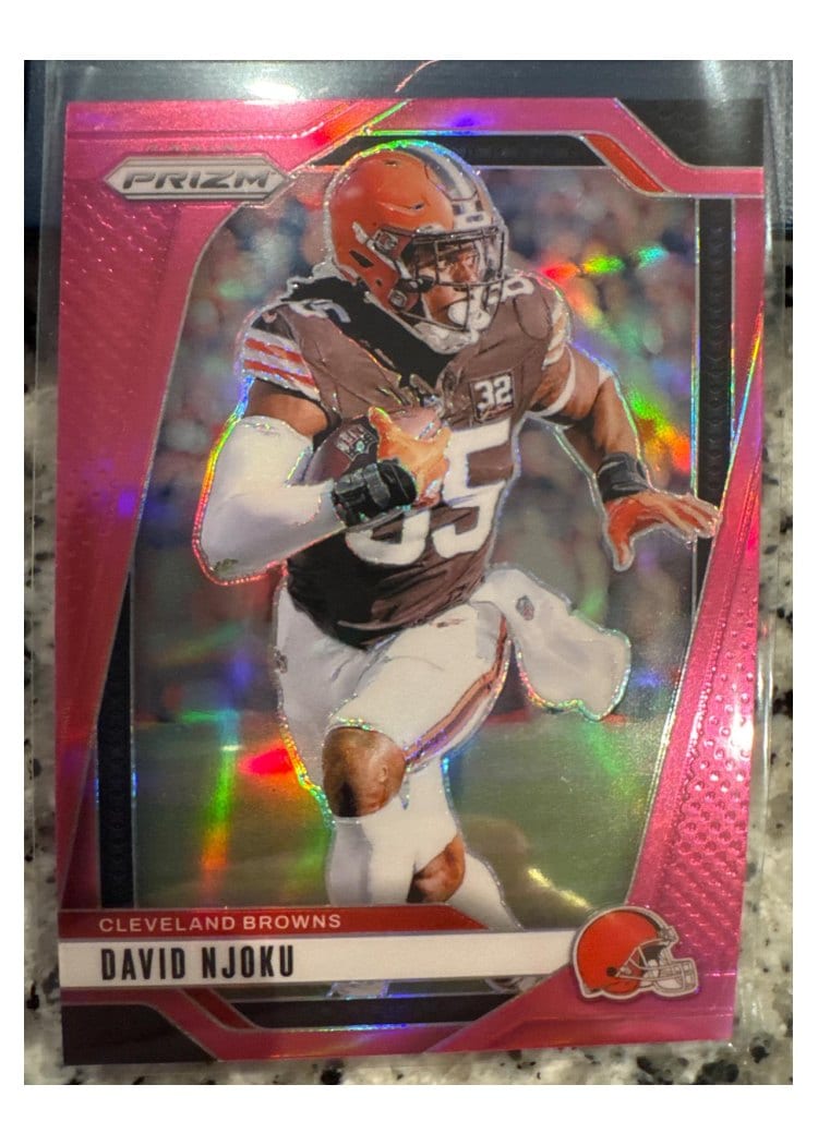 2024 Panini Prizm Base Set David Njoku #68 card