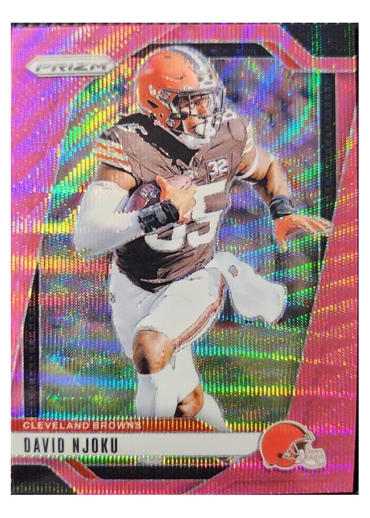 2024 Panini Prizm Base Set David Njoku #68 card