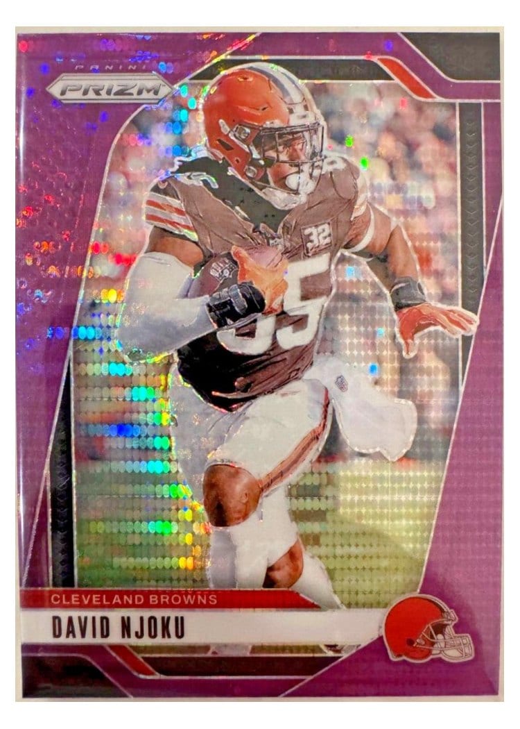 2024 Panini Prizm Base Set David Njoku #68 card