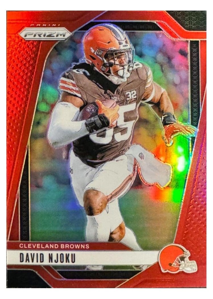2024 Panini Prizm Base Set David Njoku #68 card