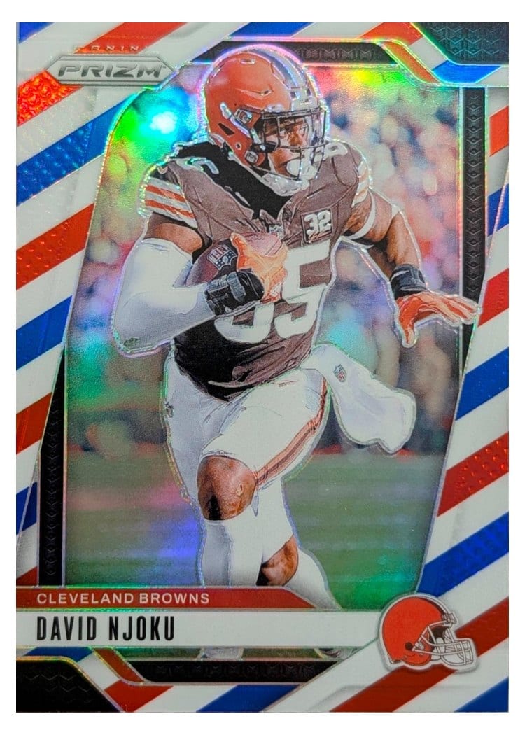 2024 Panini Prizm Base Set David Njoku #68 card