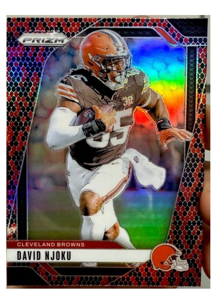 2024 Panini Prizm Base Set David Njoku #68 card