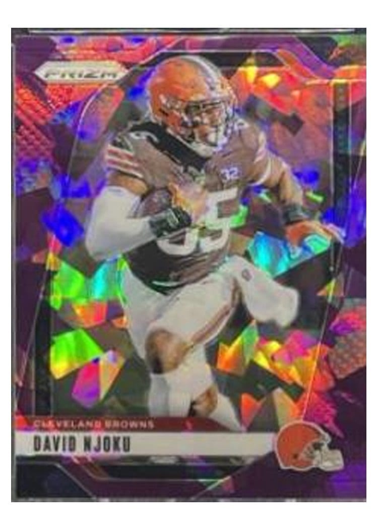 2024 Panini Prizm Base Set David Njoku #68 card