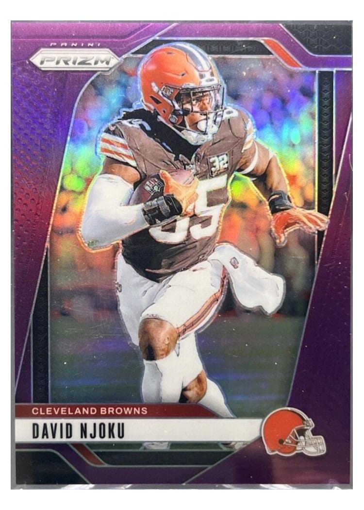 2024 Panini Prizm Base Set David Njoku #68 card