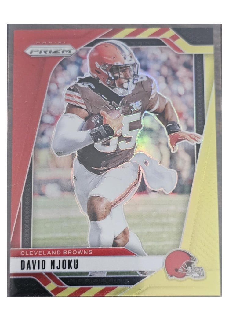 2024 Panini Prizm Base Set David Njoku #68 card