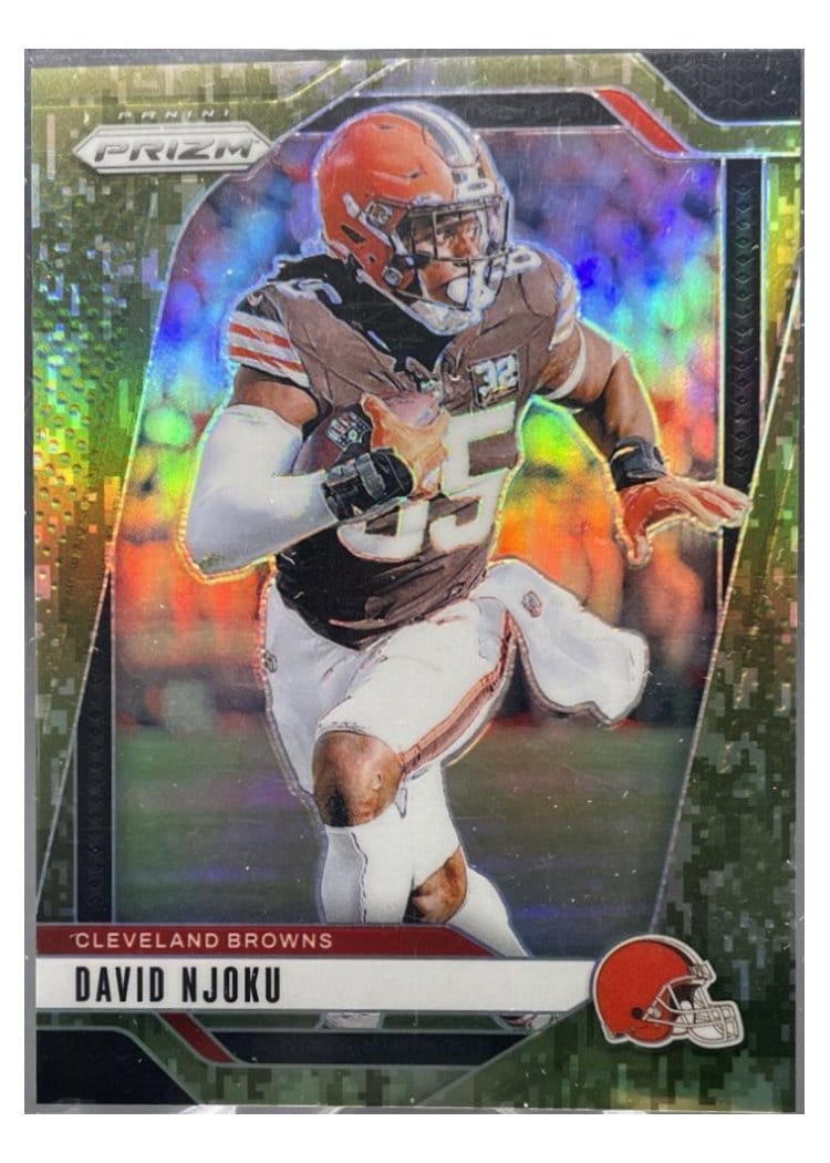 2024 Panini Prizm Base Set David Njoku #68 card