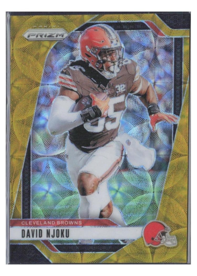 2024 Panini Prizm Base Set David Njoku #68 card