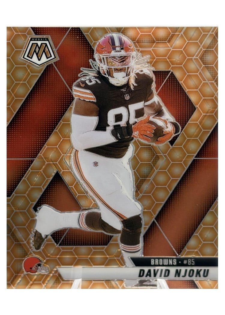 2025 Panini Mosaic Base Set David Njoku #133 card