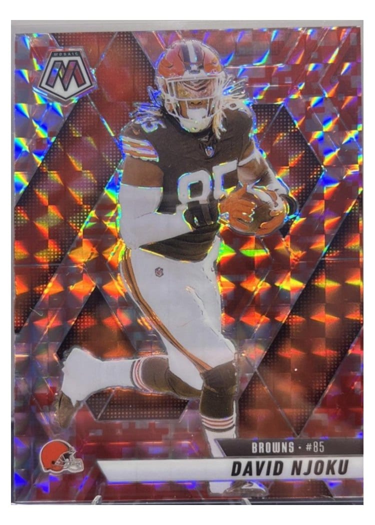 2025 Panini Mosaic Base Set David Njoku #133 card