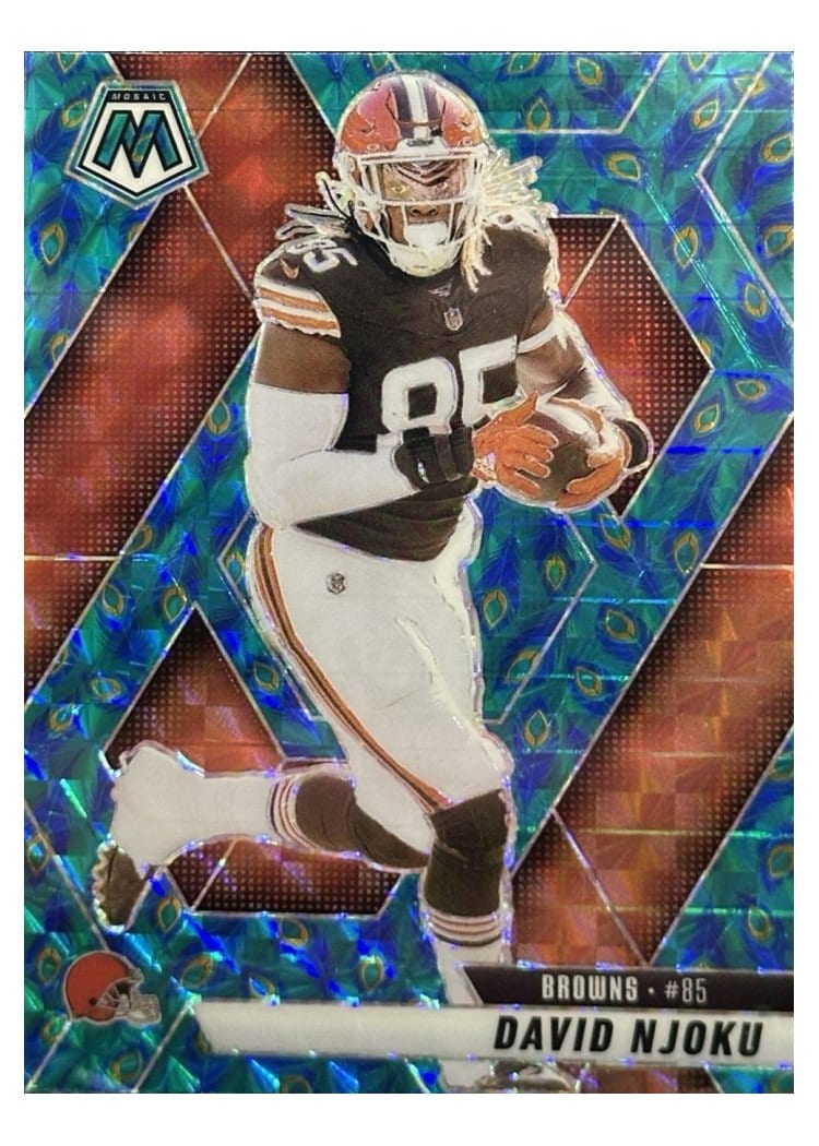 2025 Panini Mosaic Base Set David Njoku #133 card
