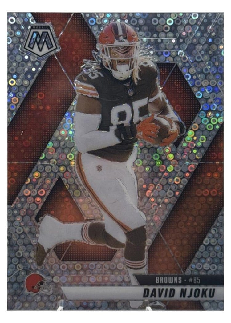 2025 Panini Mosaic Base Set David Njoku #133 card
