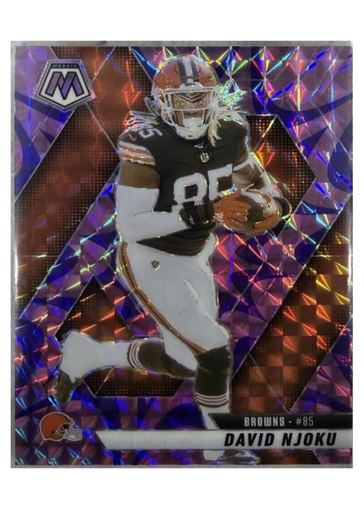 2025 Panini Mosaic Base Set David Njoku #133 card