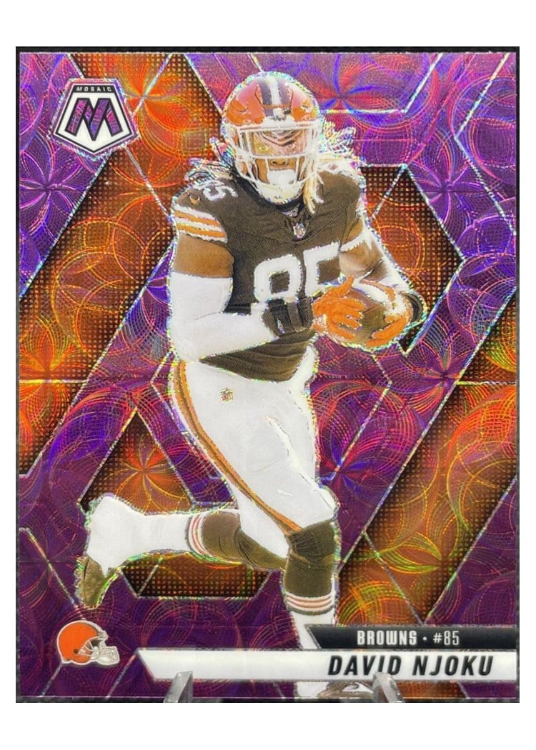 2025 Panini Mosaic Base Set David Njoku #133 card