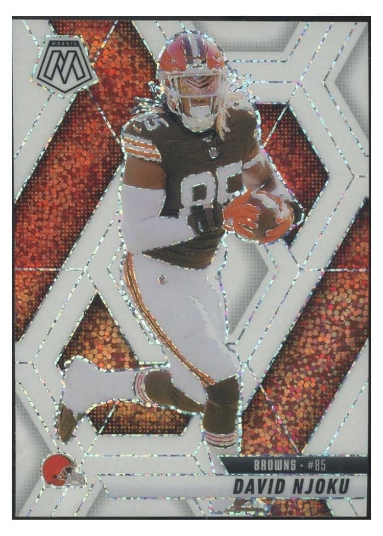 2025 Panini Mosaic Base Set David Njoku #133 card