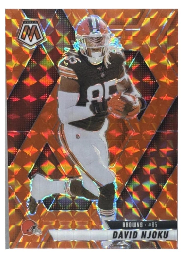 2025 Panini Mosaic Base Set David Njoku #133 card