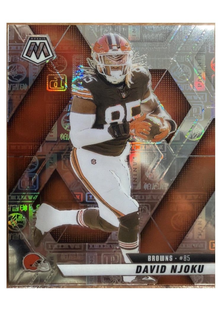 2025 Panini Mosaic Base Set David Njoku #133 card