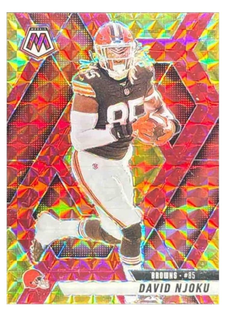 2025 Panini Mosaic Base Set David Njoku #133 card