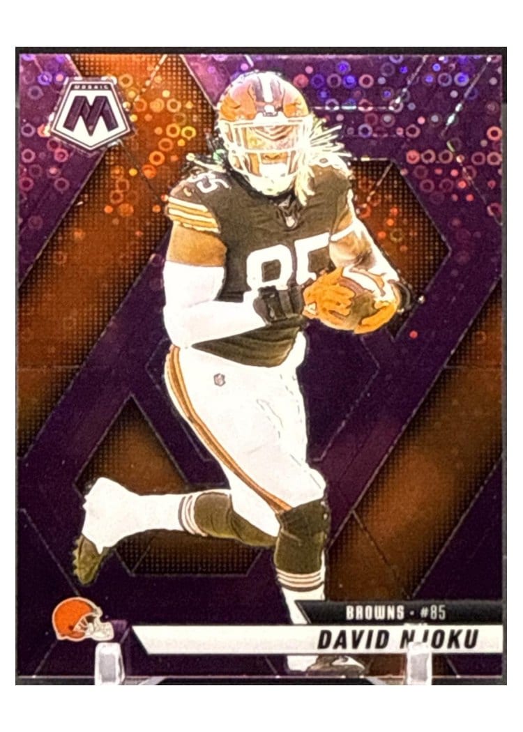 2025 Panini Mosaic Base Set David Njoku #133 card