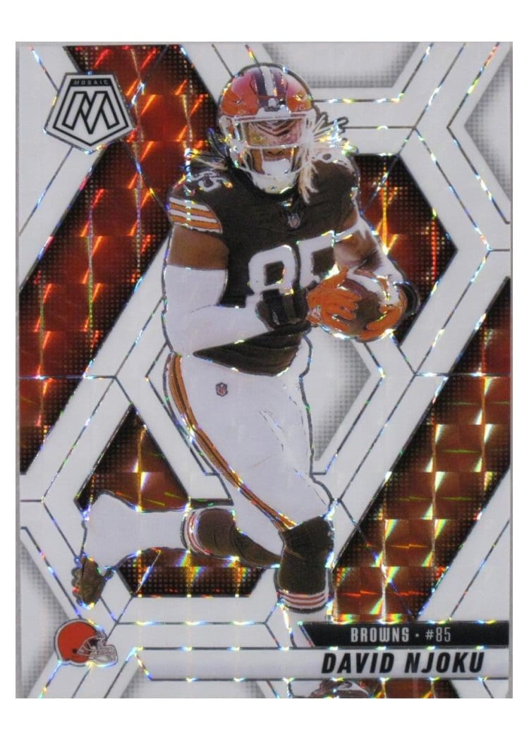 2025 Panini Mosaic Base Set David Njoku #133 card