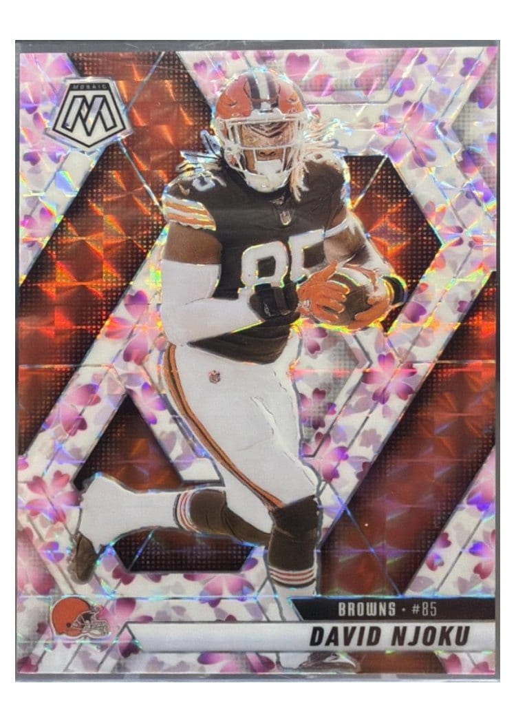 2025 Panini Mosaic Base Set David Njoku #133 card