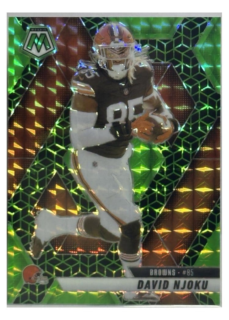 2025 Panini Mosaic Base Set David Njoku #133 card