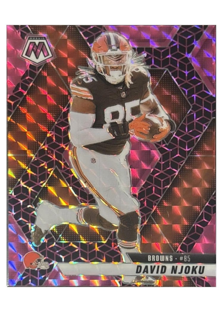 2025 Panini Mosaic Base Set David Njoku #133 card