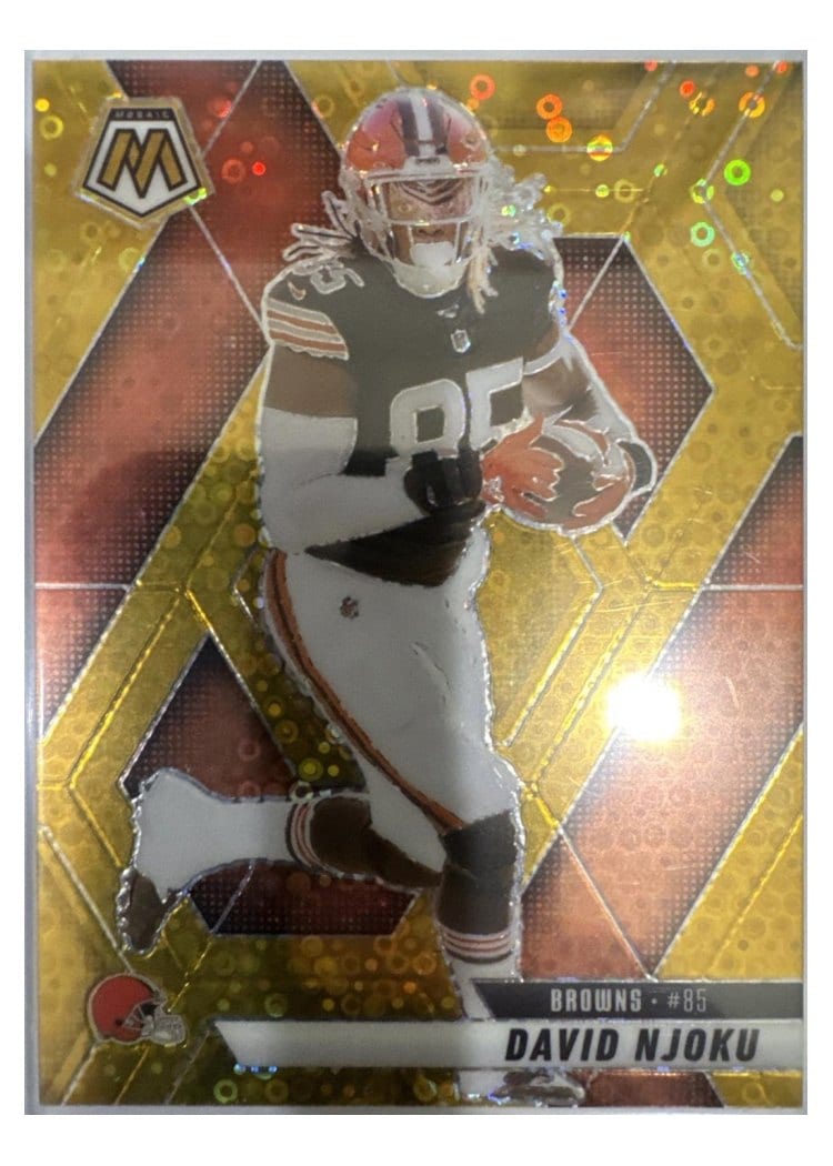 2025 Panini Mosaic Base Set David Njoku #133 card