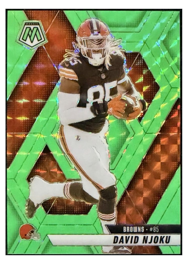 2025 Panini Mosaic Base Set David Njoku #133 card