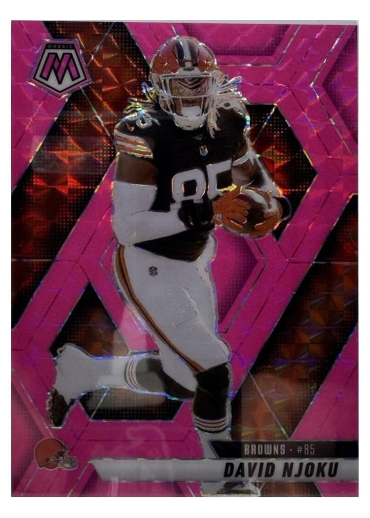 2025 Panini Mosaic Base Set David Njoku #133 card
