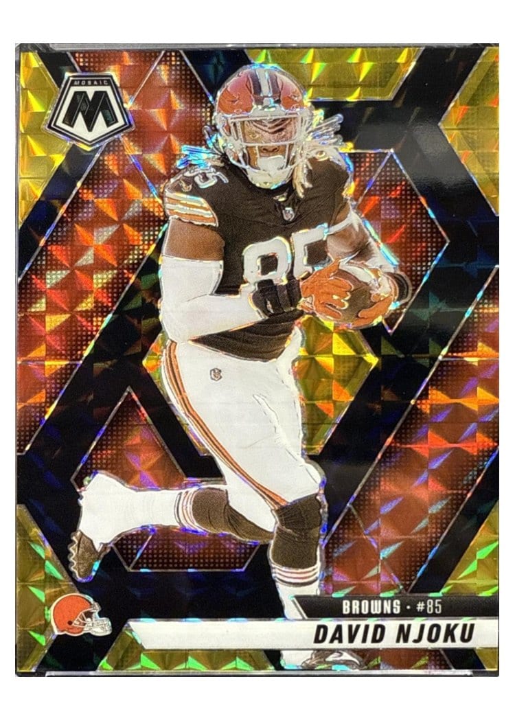 2025 Panini Mosaic Base Set David Njoku #133 card