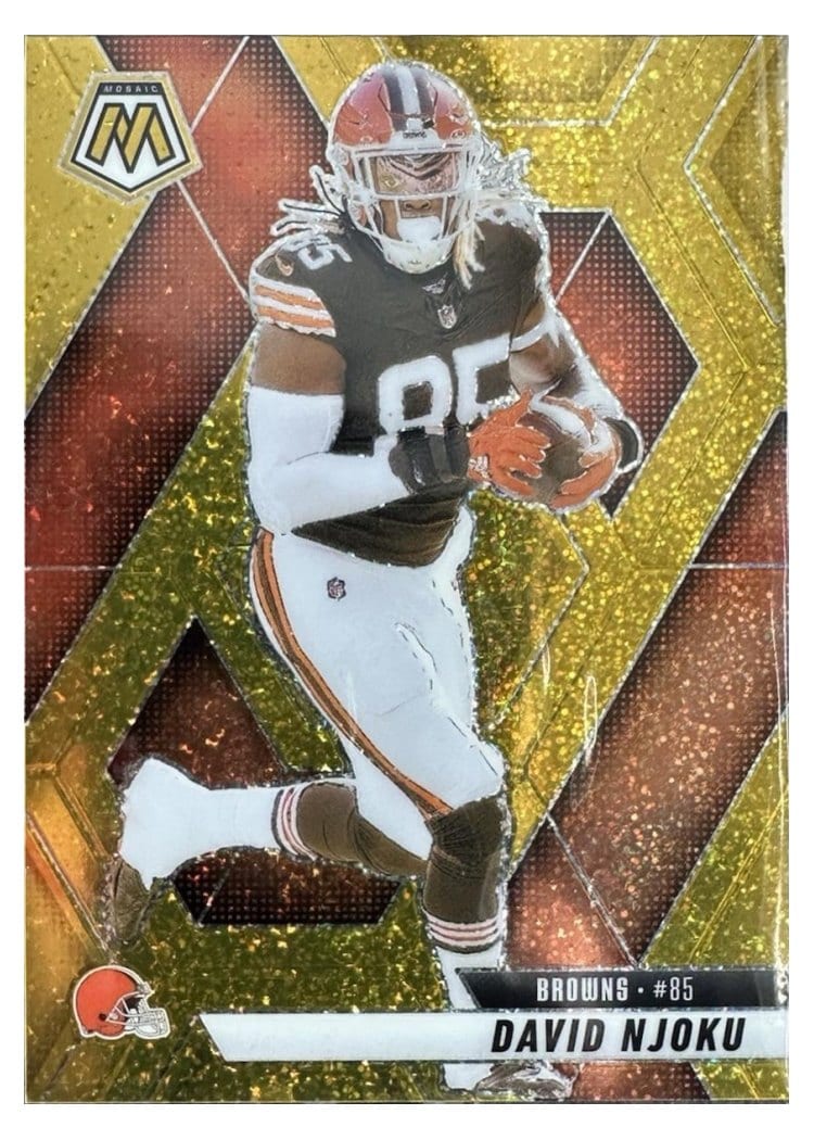 2025 Panini Mosaic Base Set David Njoku #133 card